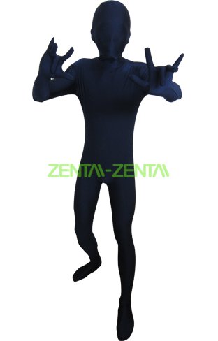 Dark Blue Spandex Lycra Full Body Zentai Suit