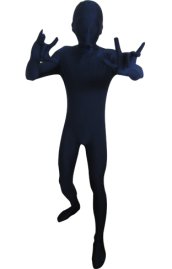 Dark Blue Spandex Lycra Full Body Zentai Suit