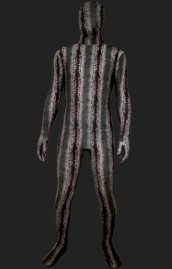Dark Brown Snake Skin Spandex Lycra Unisex Zentai Suit