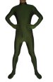 Dark Green Spandex Lycra Catsuit (No Hood No Hand)