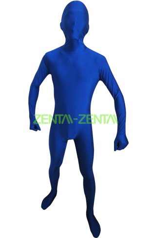 Dark Royal Blue Spandex Lycra Full Body Zentai Suit