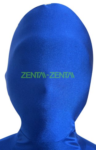 Dark Royal Blue Zentai Mask | Spandex Lycra Hood