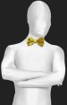 Dark Yellow Satin Bow Tie