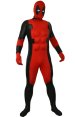 Deadpool Costume | Black Matte Metallic and Red Spandex Lycra Zentai Suit