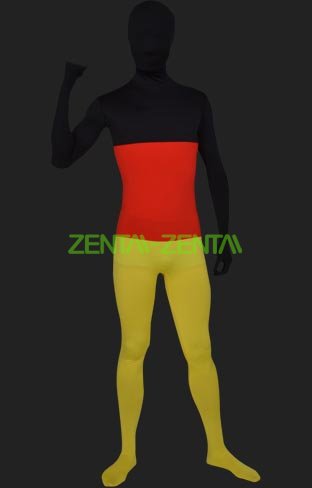Deutschland Full Body Suit | Full-body Spandex Lycra Unisex Zentai Suit