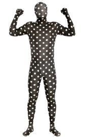 Dots Zentai Suit | Black and White Dots Spandex Lycra Zentai