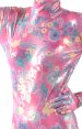 Flora Shiny Full Body Suit | Pink Shiny Metallic Zentai Suit