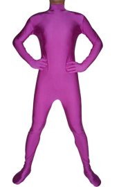 Fuchsia Spandex Lycra Catsuit (No Hood No Hand)