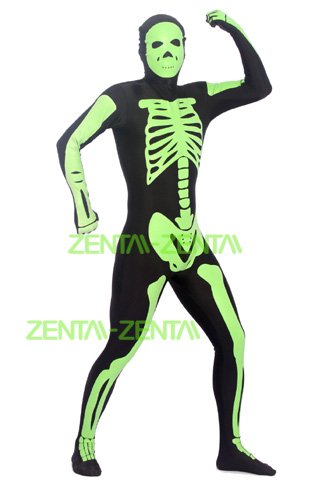 Glow Skeleton Zentai Suit | Glow in the Dark