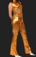 Gold Shiny Metallic and Silk Sexy Zentai Clothing