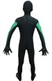 Green Screaming Skull Skeleton Zentai Suit