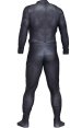 Grey Superman Costume | Printed Spandex Lycra with 3D Muscle Shading