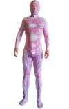Human Veins Printed Spandex Lycra Zentai Suit