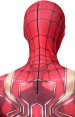 Iron Spider MCU Gold and Red Printed Spandex Lycra Costume