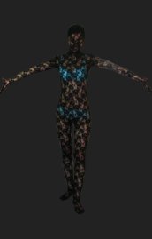 Lace Bodysuit | Black Lace Full Body Suit / Zentai Suit