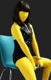 Lemon Yellow Full-body Unisex Modal Zentai Suit