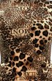 Leopard and Text Thicken Velvet Zentai Suit
