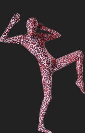 Black PVC Full Body Zentai Suits with Open Eyes and Mouth