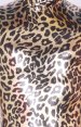 Leopard Shiny Metallic Zentai Suits With Ears And Tail