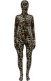 Leopard Thicken Velvet Zentai Suit