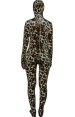 Leopard Thicken Velvet Zentai Suit