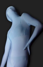 Light Bluish Grey Full Body Suit | Full-body Unisex Spandex Lycra Zentai Suit