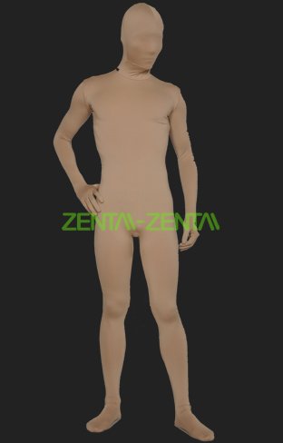 Light Coffee Full Body Suit | Spandex Lycra Full Body Unisex Zentai Suit