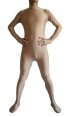 Light Coffee Spandex Lycra Catsuit (No hood No Hand)