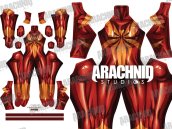 MJ IRON SPIDER Dye-Sub Printed Spandex Lycra Costume