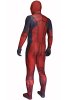 Movie Deadpool Printed Spandex Lycra Zentai Costume with 3D Muscle Shading