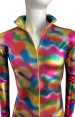 Multi-Color Shiny Metallic Spandex Costume