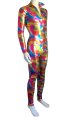 Multi-Color Shiny Metallic Spandex Costume