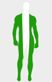Nigeria Flag Spandex Lycra Zentai Suit