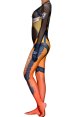 Overwatch Tracer Printed Spandex Lycra Costume with 3D Muscle Shading
