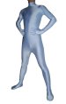 Pale Blue Spandex Lycra Catsuit (No Hood No Hand)