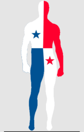 Panama Flag Spandex Lycra Zentai Bodysuit