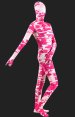 Pink Camouflage Spandex Lycra Full Body Unisex Zentai Suit