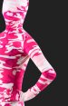 Pink Camouflage Spandex Lycra Full Body Unisex Zentai Suit