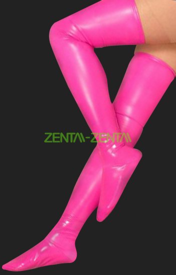 Pink PVC Long Stocking