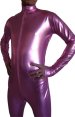 Pink Shiny Metallic Catsuit (No Hood No Hand)