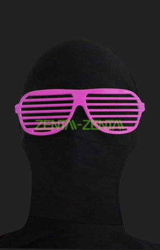 Pink Shutter Shades Zentai Suit Sunglasses