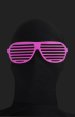 Pink Shutter Shades Zentai Suit Sunglasses