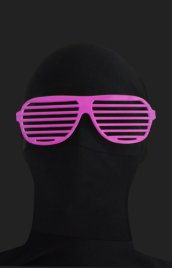 Pink Shutter Shades Zentai Suit Sunglasses