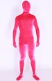 Pink Thick Velvet Full Body Zentai Suit