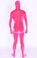 Pink Thick Velvet Full Body Zentai Suit