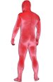 Pink Thick Velvet Spandex Zentai Full Bodysuit