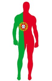 Portugal Flag Spandex Lycra Zentai Suit