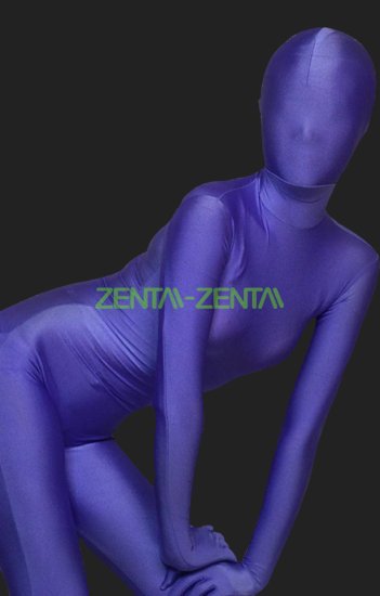 Purple Blue Full Body Suit | Full-body Lycra Spandex Unisex Zentai Suit
