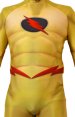 Reverse Flash DCUO Costume | Printed Spandex Lycra Zentai Suit