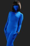 Royal Blue Full-body Tights Modal Zentai Suit